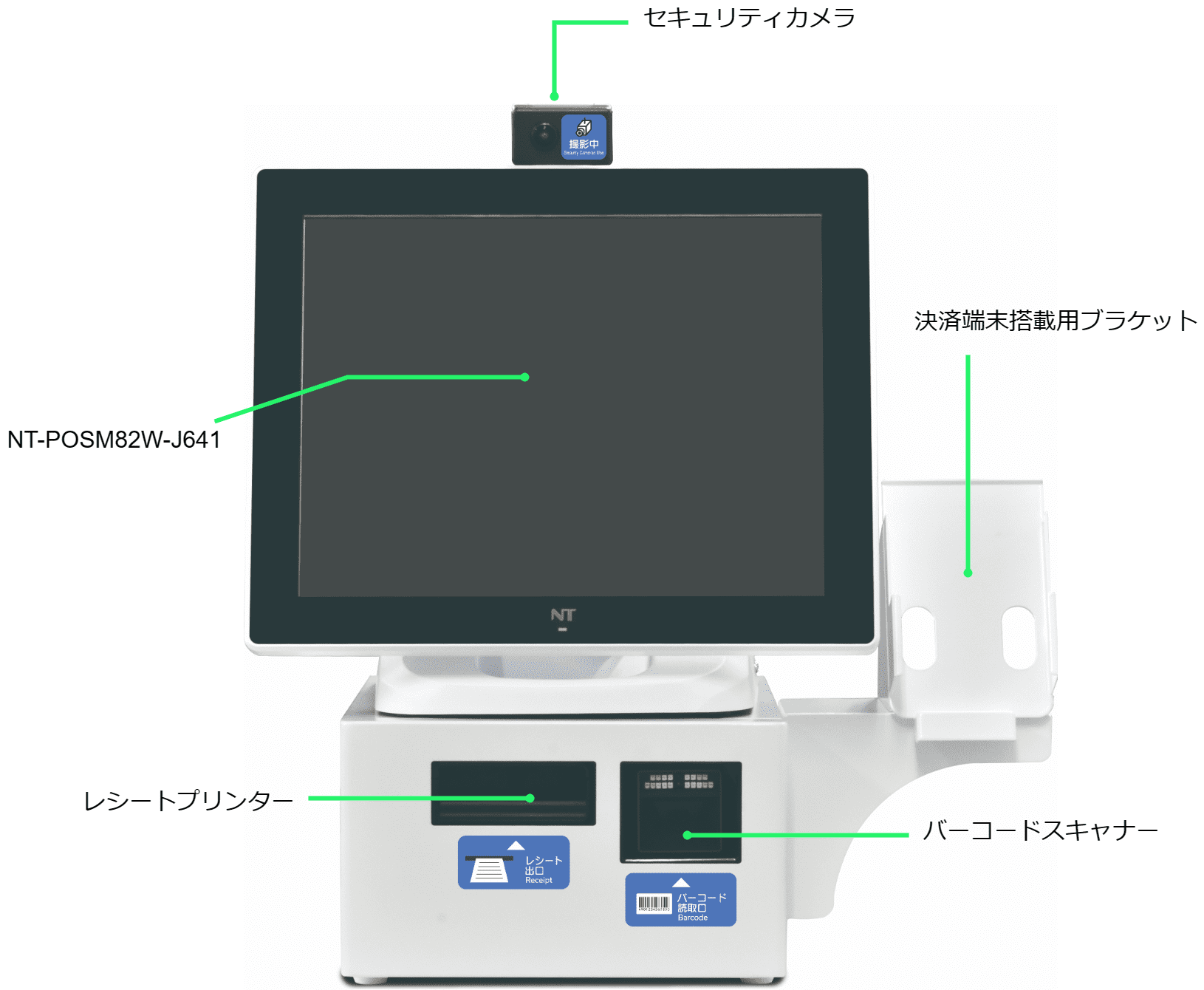 NT-POSM82W デスク式